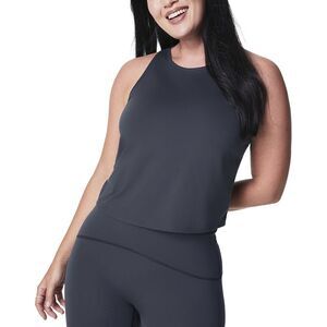 Spanx® Womens Butter Keyhole Tank, Grey